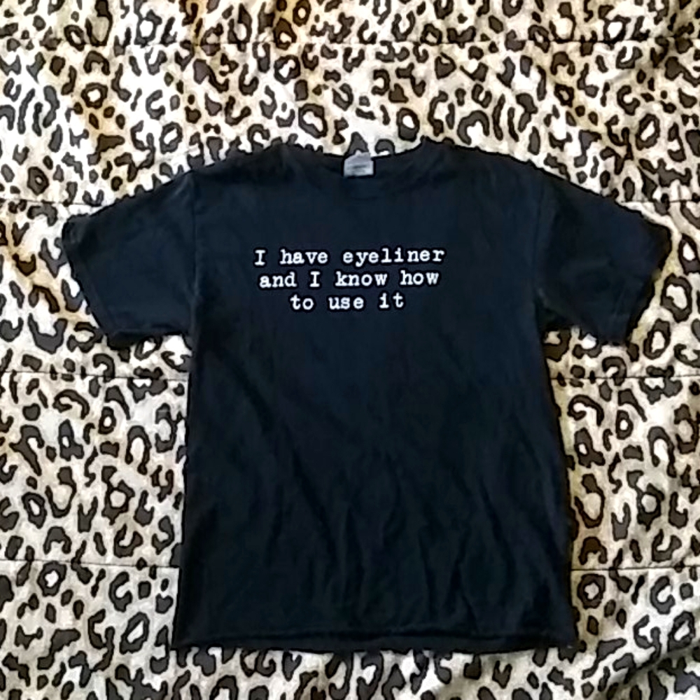 Black Graphic Tee size small